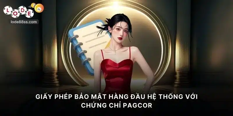 Giấy phép bảo mật hàng đầu hệ thống với chứng chỉ PAGCOR